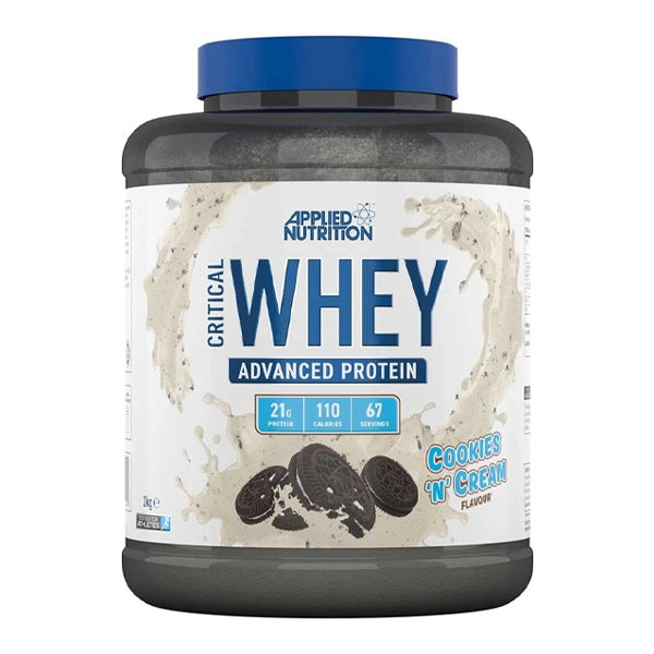Applied Nutrition Critcal Whey Advanced Protein Cookies &amp;amp; Cream 67 Servings - Muscle Recovery - Applied Nutrition