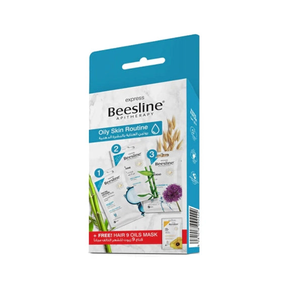 Beesline Mask Oily Skin Routine+hair 9 Oil S Free