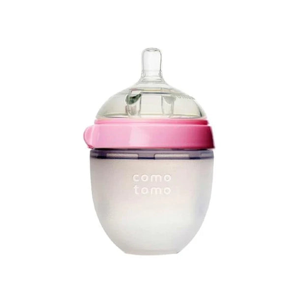 Como Tomo Baby Silicone Bottle 150 Ml Pink&amp;white