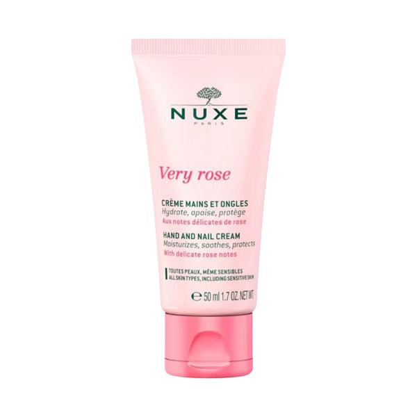 Nuxe Very Rose Hand &amp; Nail Cream 50 Ml