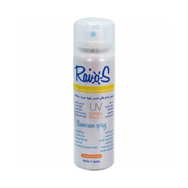 Raios Sunscreen Spf 50 Fresh Orange Spray - 70ml