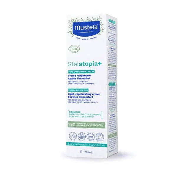 mustela stelatopia+lipid replenishing cream 150ml