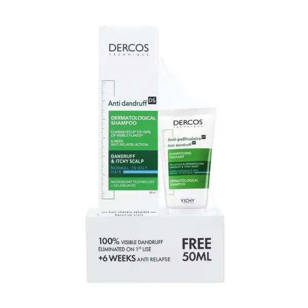 Vichy Dercos Anti-dandruff 200ml+50ml Free Promo