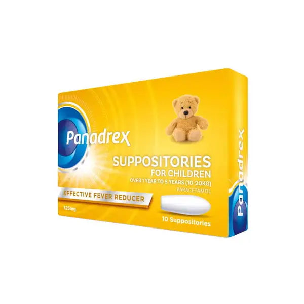 Panadrex 125 Mg 10 Supp