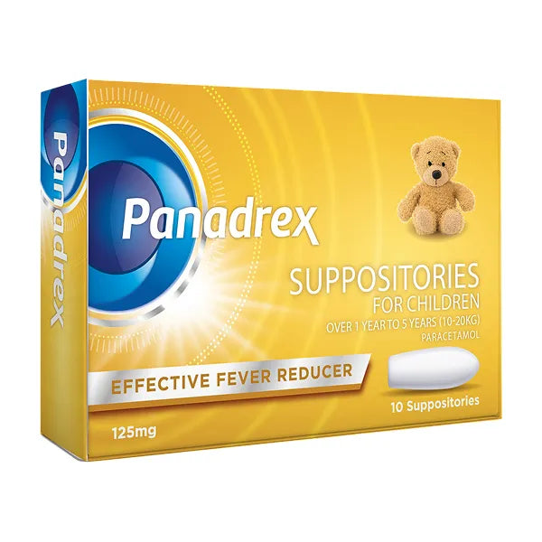 Panadrex Suppositories 125 mg -  10 suppositories