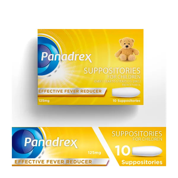 Panadrex Suppositories 125 mg -  10 suppositories