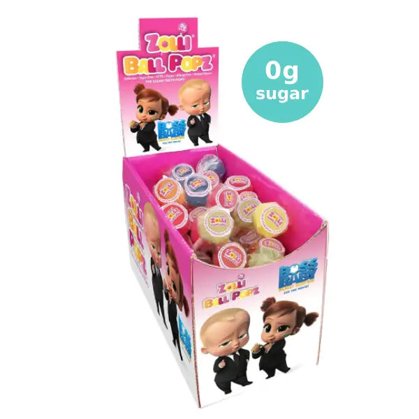 Zolli Ball Popz  Zero sugar with assorted natural fruit flavors