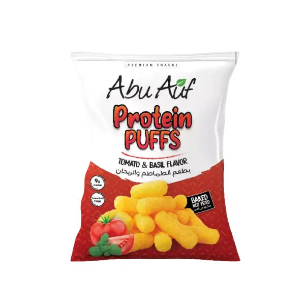 Abu Auf Protein Snacks Tomato Basil 60Gm - snacking - Abu Auf