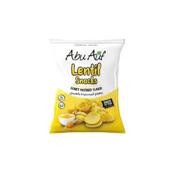 protein snacks lentil honey mustard 60gm - snack - Abu Auf