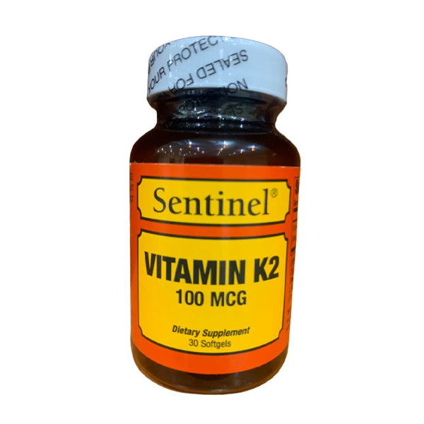 Sentinel  Vitamin K2 100 Mcg 30 Softgels
