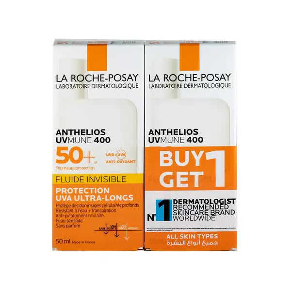 La Roche Posay Invisible Fluid Sunscreen Spf 50+ 50 Ml (offer Pack )