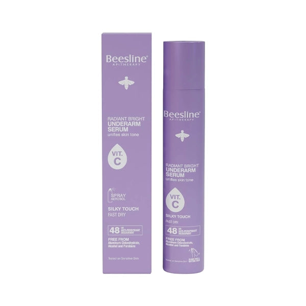 Beesline Radiant Bright Underarm Deo Spray Silky Touch 150 Ml