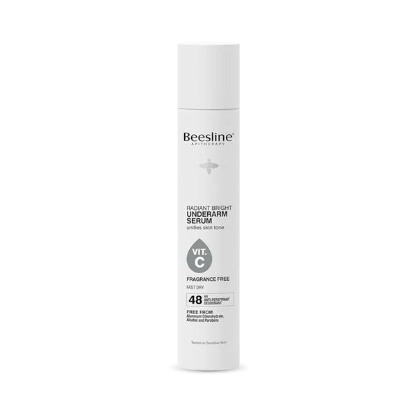 Beesline Radiant Bright Underarm Deo Spray Fragrance Free 150 Ml