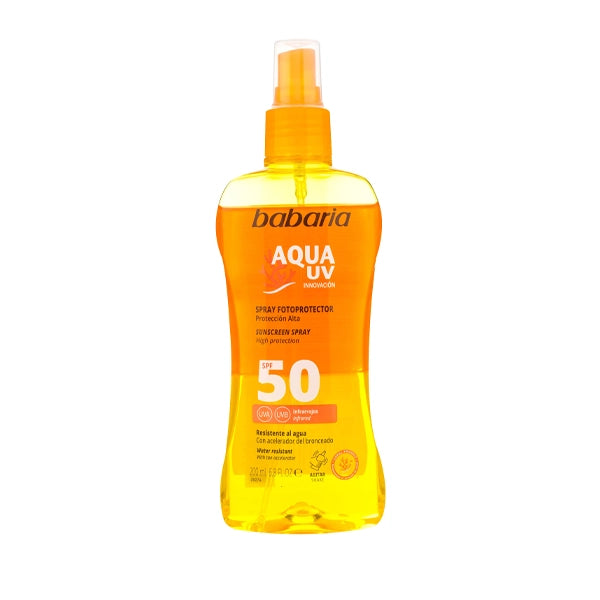 Babaria Spray Aqua Two Faced Spf 50  200 Ml
