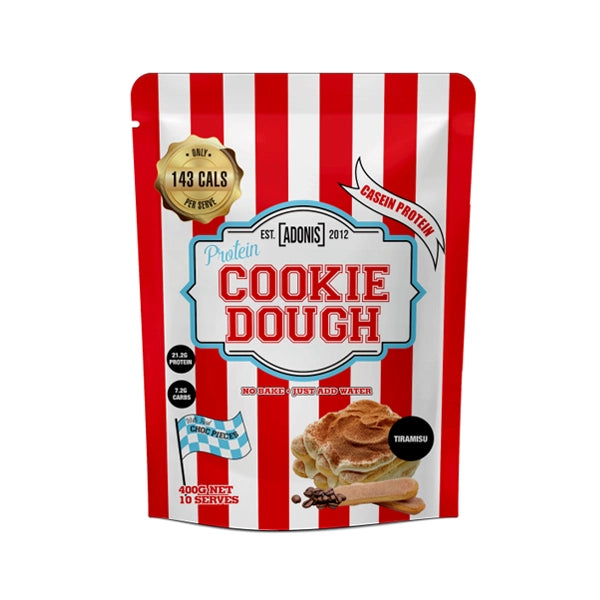 Adonis Protein Cookie Dough Casein 400gm Tiramisu - protein - adonis