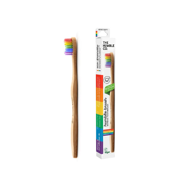 The Humble Co. Pr Bamboo Toothbrush Anterdental Bristles Soft Adult