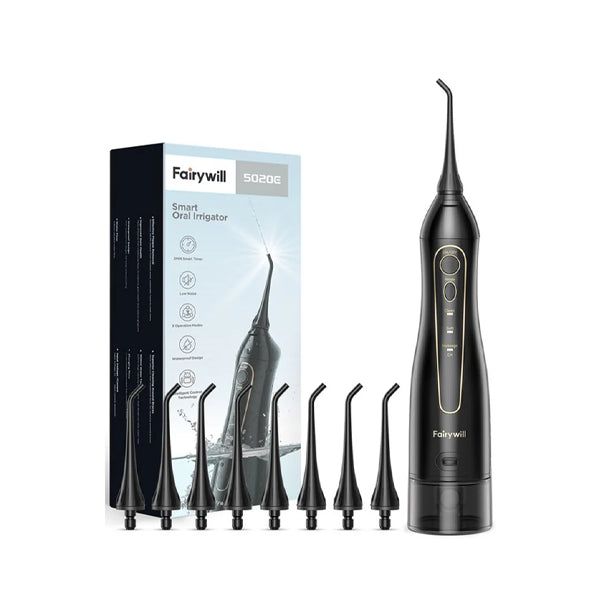 Fairywill F30 Water Flosser Oral Irrigator Black