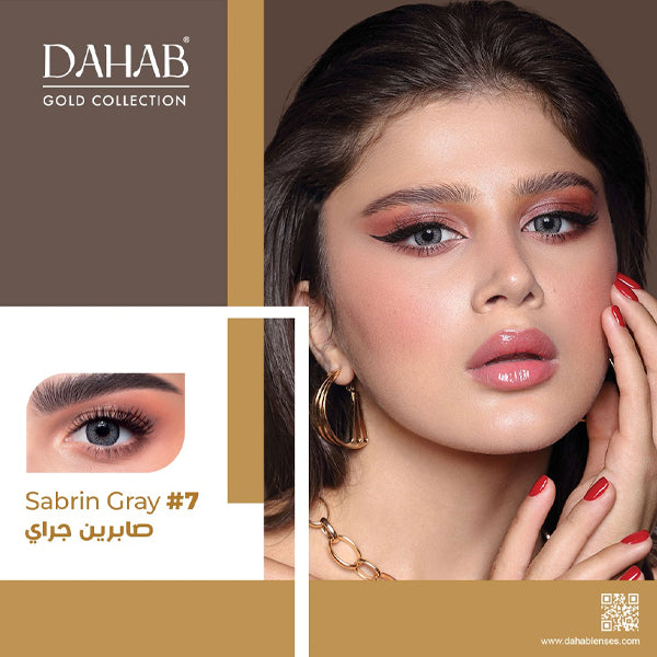 Dahab Monthly Soft Contact Lenses Sabrin Gray (07)