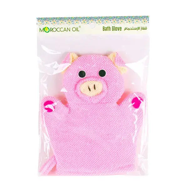 Moroccan Oil Bath Glove Pink