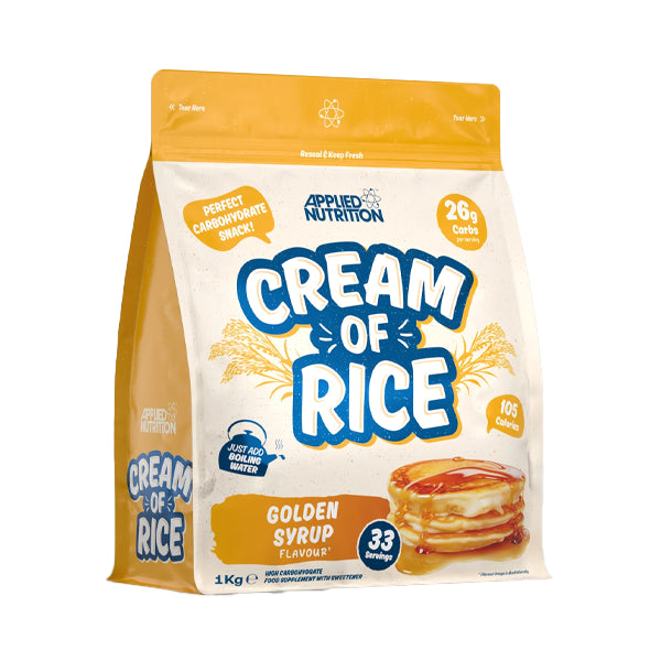 Applied Nutrition Cream Of Rice Golden Syrup 1 Kg 33 Servings - nutritious - Applied Nutrition