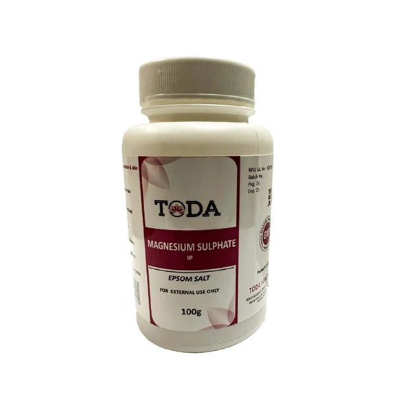 Toda Epsom Salt Magnesium Sulphate Ip 100gm