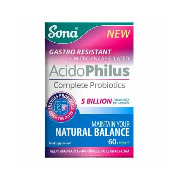 Sona Acidophilus Complete Probiotics 60 Cap