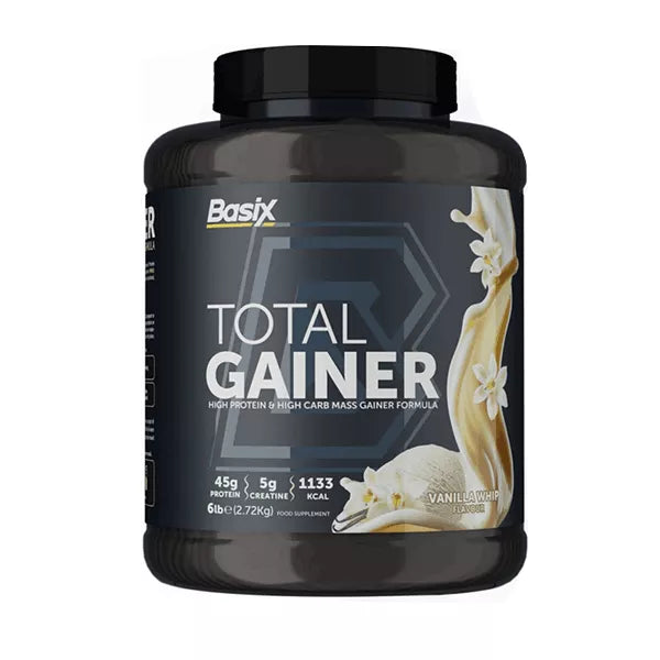 Basix Total Gainer 6lb Vanilla Whip Flavour