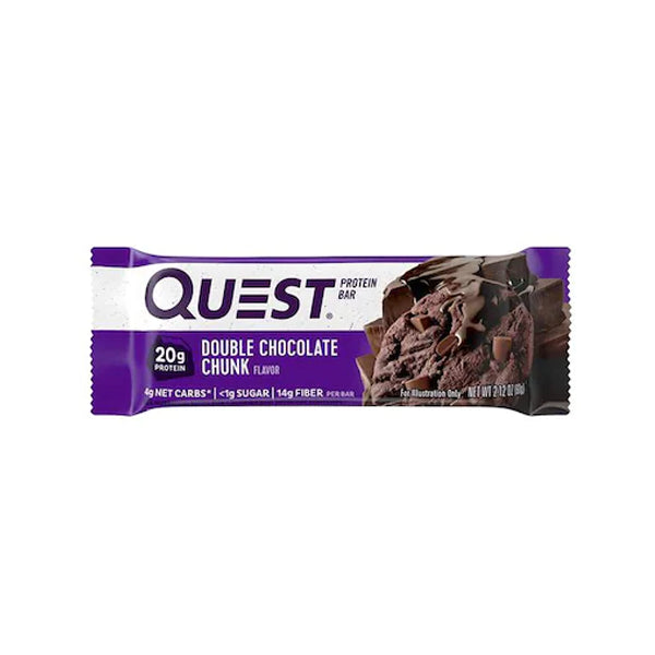 Quest Nutrition Protein Bar Double Chocolate Chunk 60 G - High Protein - Quest Nutrition