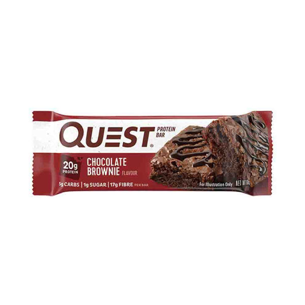 Quest Nutrition Protein Bar Chocolate Brownie  60 G - High Protein - Quest Nutrition
