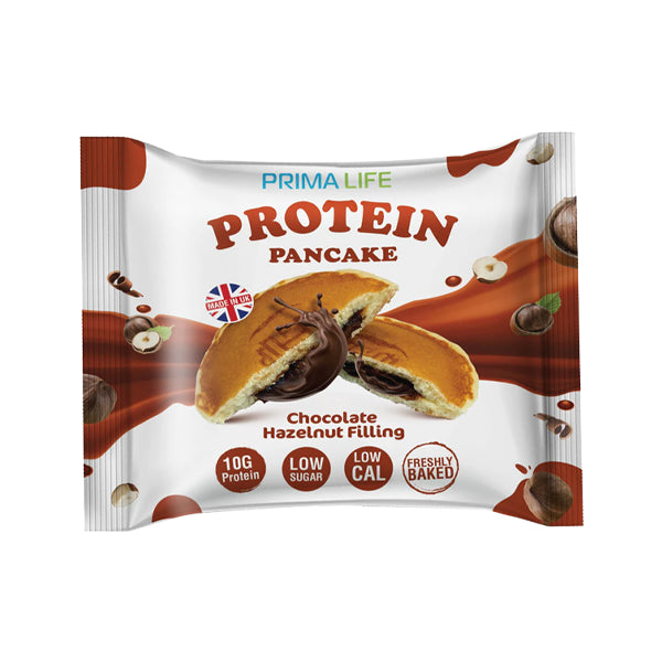 Prima Life Protein Chocolate Hazelnut Pancake  55 G - Nutritious Snack - prima life