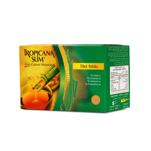 Tropicana Slim Sweetener Sticks 25 Pcs