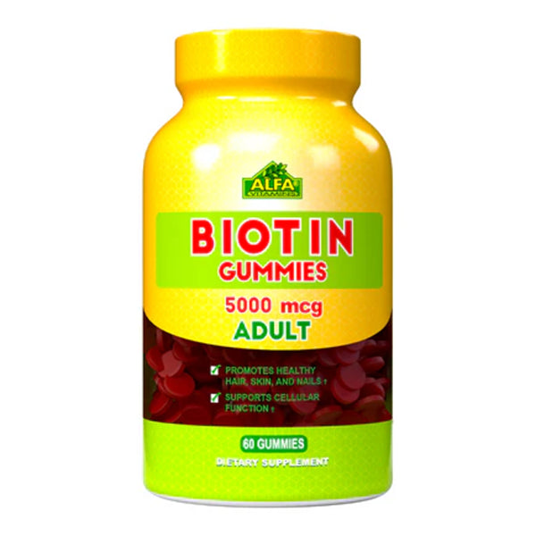 Alfa Biotin 5000 Mcg Adult 60 Gummies