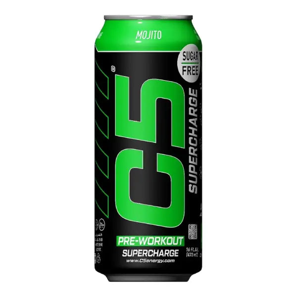 C5 Pre-workout Supercharge 473ml Mojito Sugar Free - Energy Boost - C5