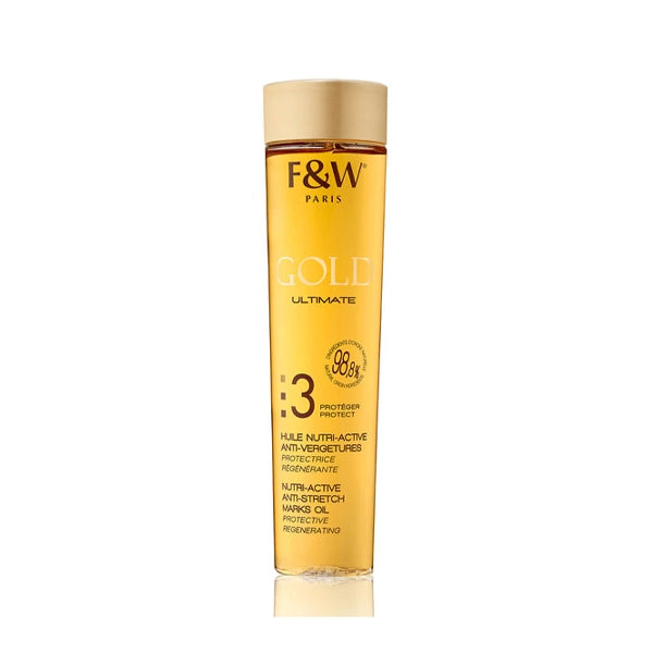 Fair &amp; White Gold Anti-stretch Marks Oil 200ml 