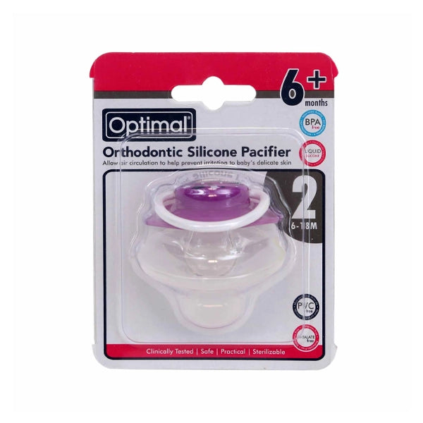 Optimal Orthodontic Silicon Pacifier 6+