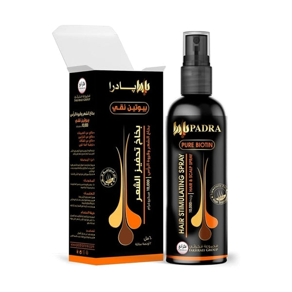 padra pure biotin hair stimulating spray 60 ml - nourishing - padra