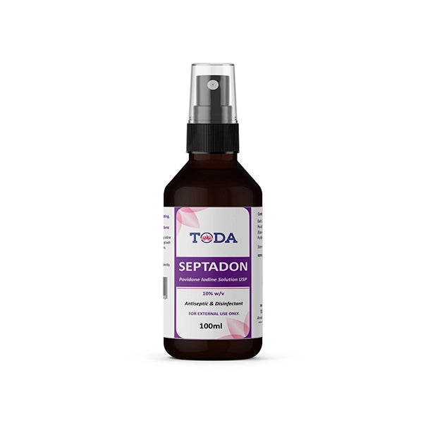 Toda Septadon 10% Povidone Iodine Spray 100 Ml