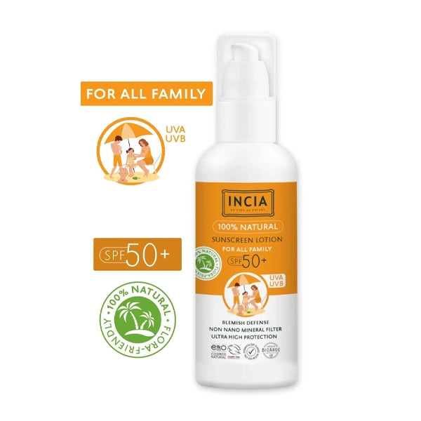 Incia Sun Lotion For Family Spf 50+  100 Ml
