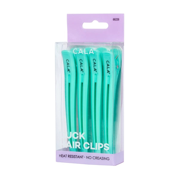 Cala Duck Hair Clip Teal 4pcs/pk