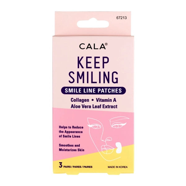 Cala Keep Smiling Smile Line Patches 3pairs/pk
