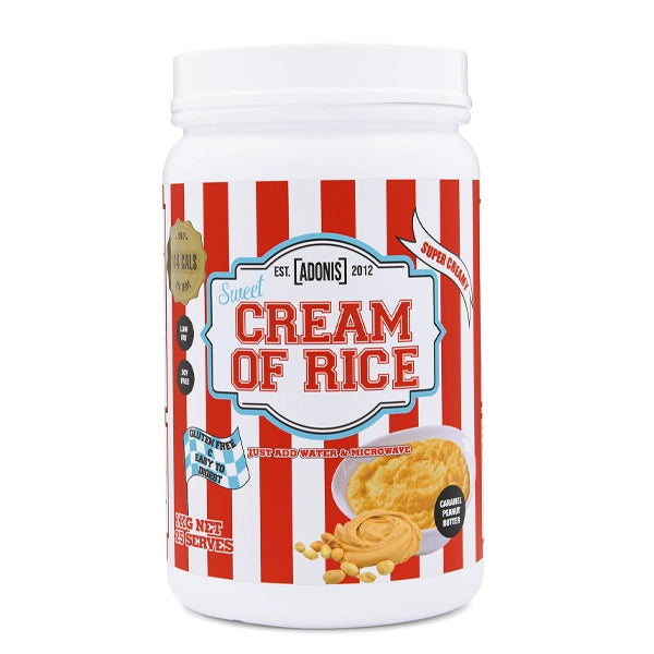 Adonis Sweet Cream Of Rice Caramel Peanut Butter 1 Kg - Sports Nutrition - adonis
