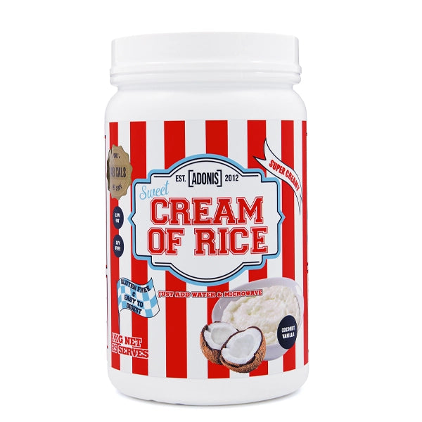 Adonis Sweet Cream Of Rice Caramel Coconut Vanilla 1 Kg - Sports Nutrition - adonis