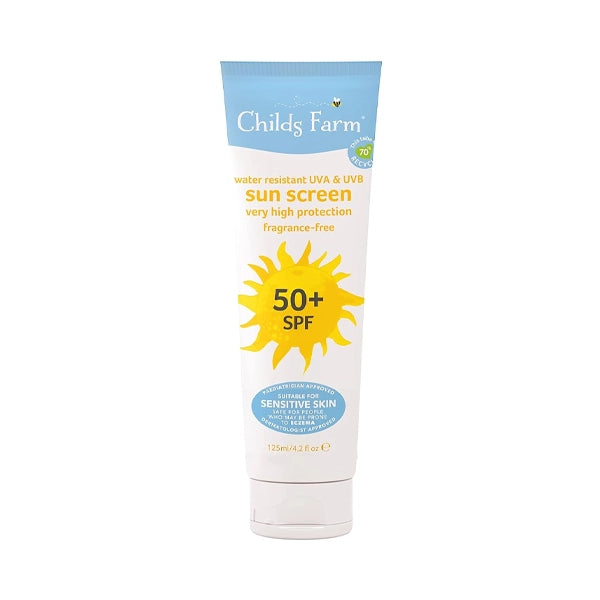 Childs Farm Sun Cream Fragrance Free Spf50+ 125 Ml