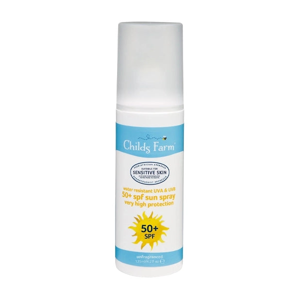Childs Farm Sun Lotion Spray Fragrance Free Spf50+ 125 Ml