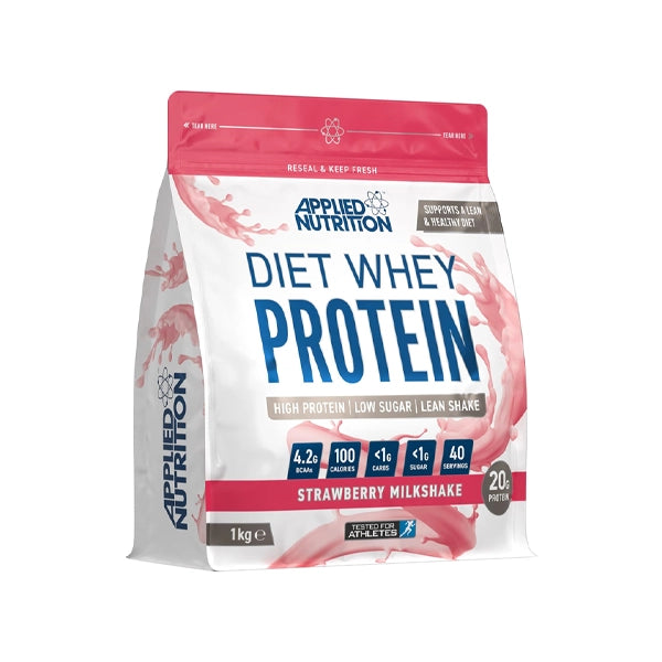 Applied  Nutrition Diet Whey Strawberry Milkshake 1 Kg - Weight Loss - Applied Nutrition