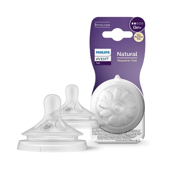 Philips Avent Natural Feeding Teats X2 Flow +0m