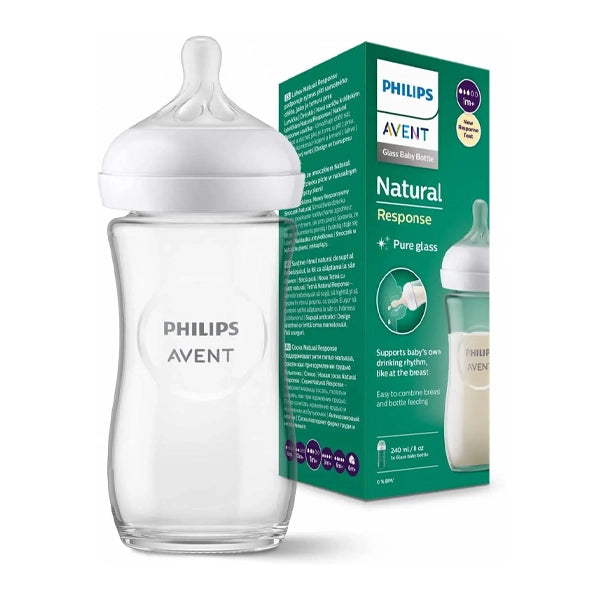 Philips Avent Natural Feeding Bottle Glass 240 Ml