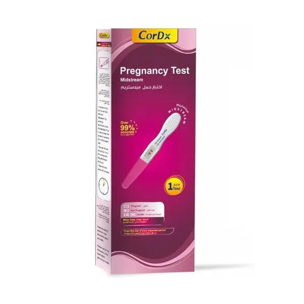 cordx pregnancy test midstream 1's 