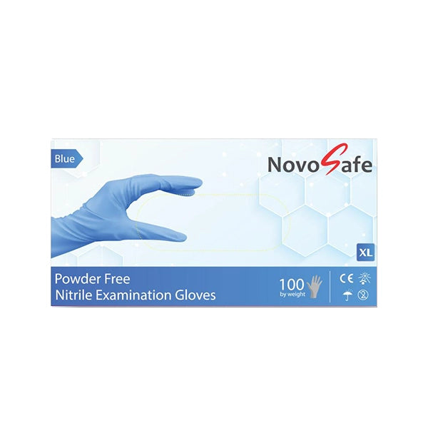 Novosafe Non Sterile Nitrile Blue Glove X-large