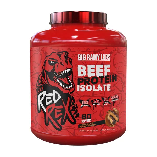 Red Rex Beef Protein Isolate 1814GM Chocolate Peanut Butter 